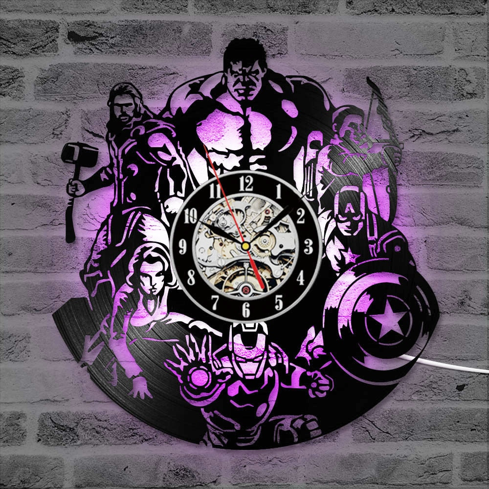 Marvel Comics LED Wall Clock